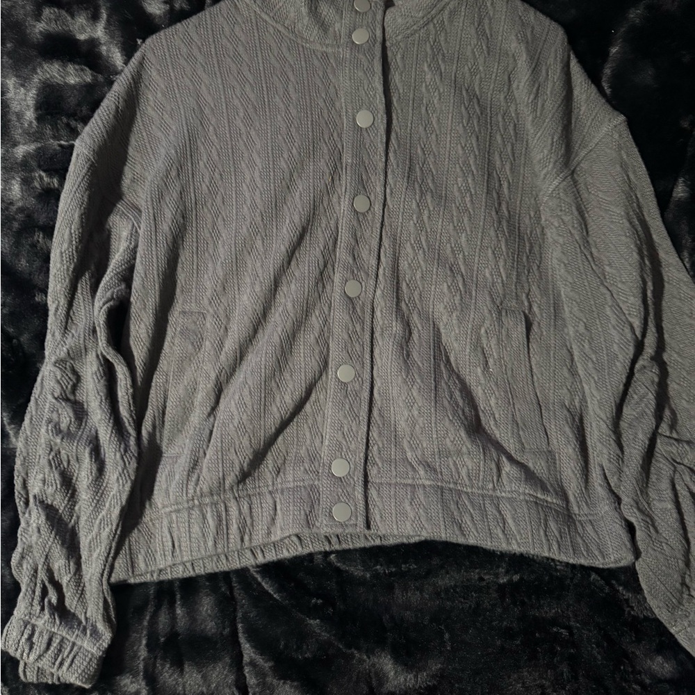 Chic Gray cardigan Jacket for Women